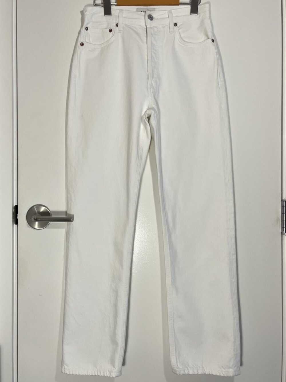 AGOLDE 90's Pinch Waist Jean White Size 27 New